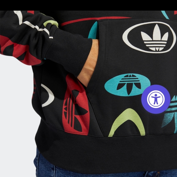 Addidas all over logo hoodie - Picture 9 of 10